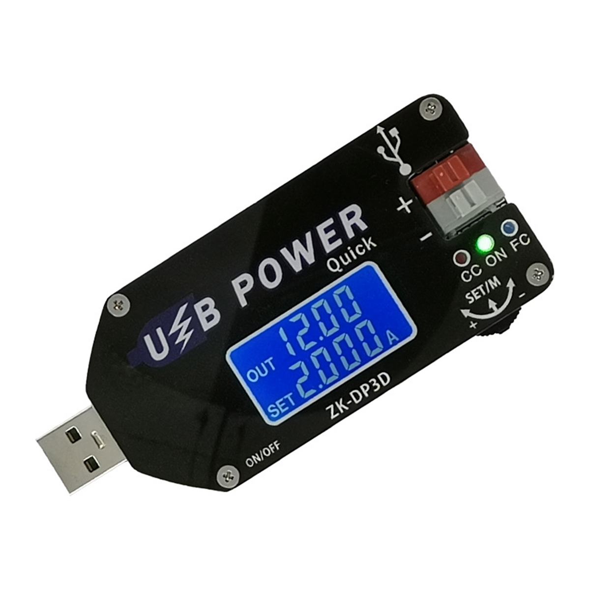 -DP3D CNC USB Power Supply Module Module 1-30V 2A 15W Constant Voltage Current USB TYPE-C DC Converter
