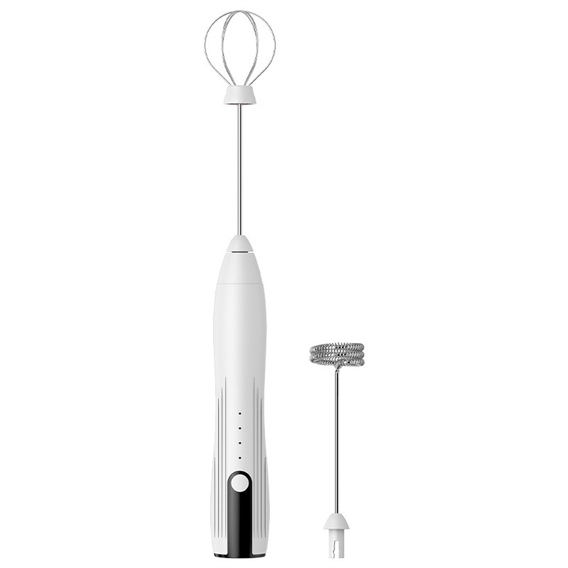 OUMERY Handheld Milk Frother, USB Rechargeable Milk Frother, Mini Milk Frother, 3-Speed Adjustable for Eggs and Milk
