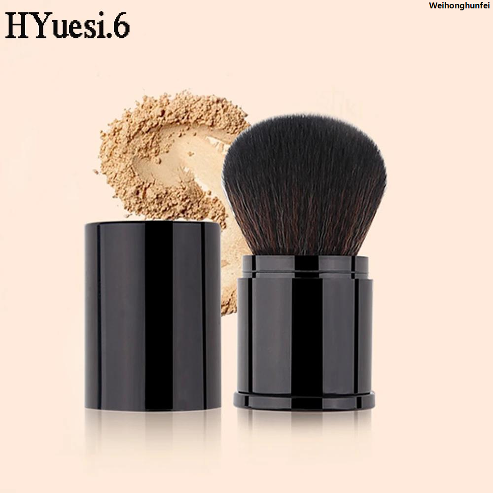 WeihonghunfeiSales promotion Portable Mini Makeup Brush Retractable Soft Mushroom Head Loose powder blush for Travel Multi Functional Makeup Tool