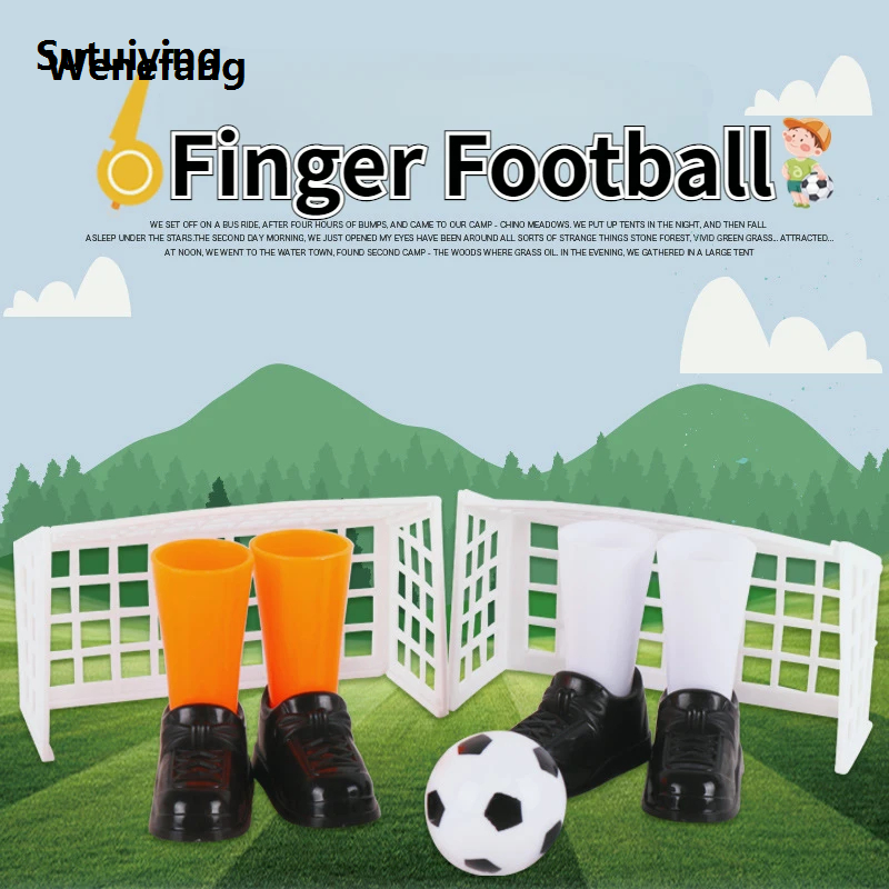 Wenefang Sutuiying Finger Football Game Sets with Two Goals Funny Family Party Finger Sales promotion 2025 New Soccer Match Toy for Fans Club Party Gifts for Kid Table Game