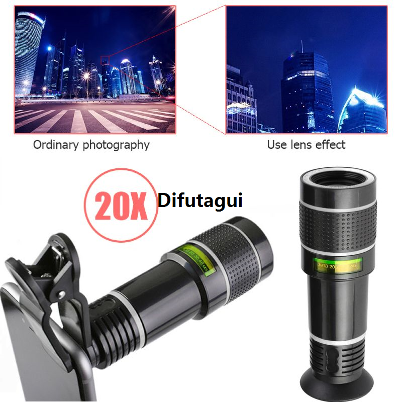 Difutagui 2025 NEW Clip fastening with sightseeing outdoor phone 20x/12/> transmitter advantageous Luxury 8 zoom lens universal external camera lens focus lens for travel photography