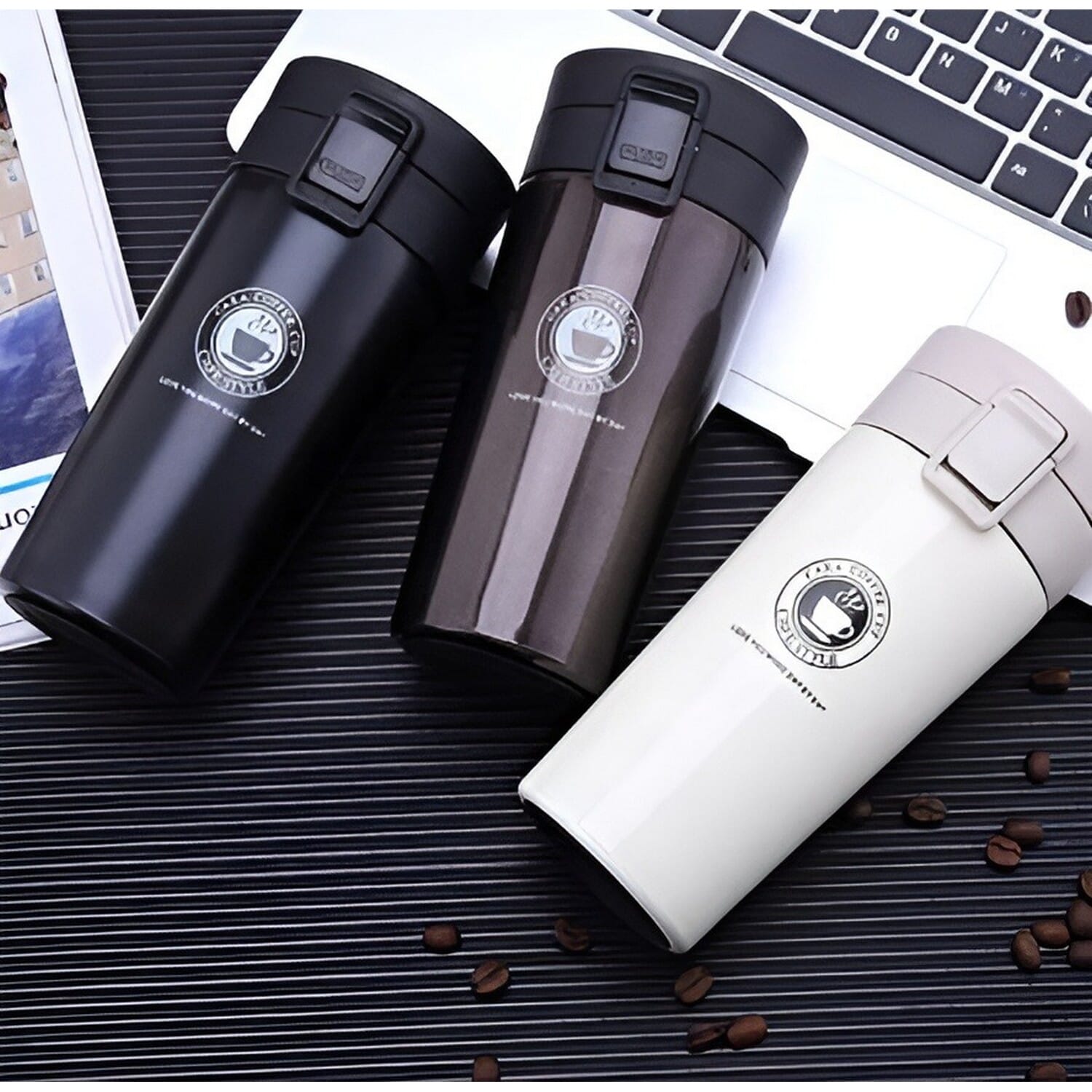Stainless Steel Hot & Cold Vacuum Flask Thermos Travel Tea Coffee Mug 380ML