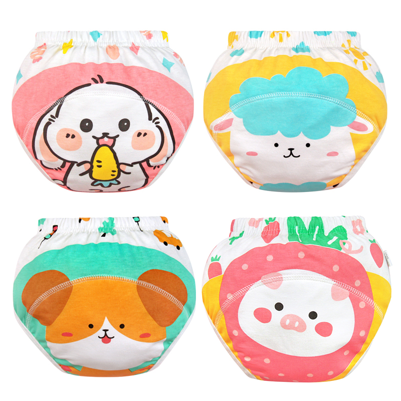 1Pcs/Set Baby waterproof cloth diapers reusable study pants for boys and girls washable training pants