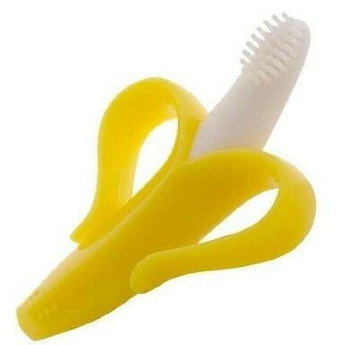 Banana Toothbrush, Training Teether Tooth Brush For Infant, Baby, And Toddler