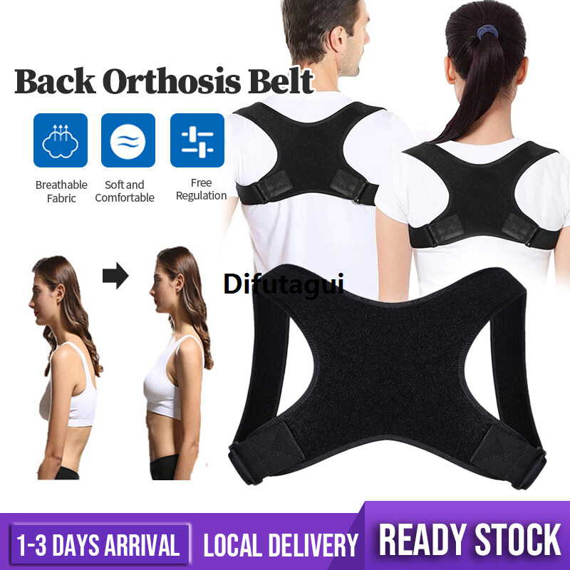 Difutagui Posture Corrector Back Support Brace Back Shoulder Belt Body Portable Magnetic Posture Back Spine Corrector Reduce Back Pain Vest