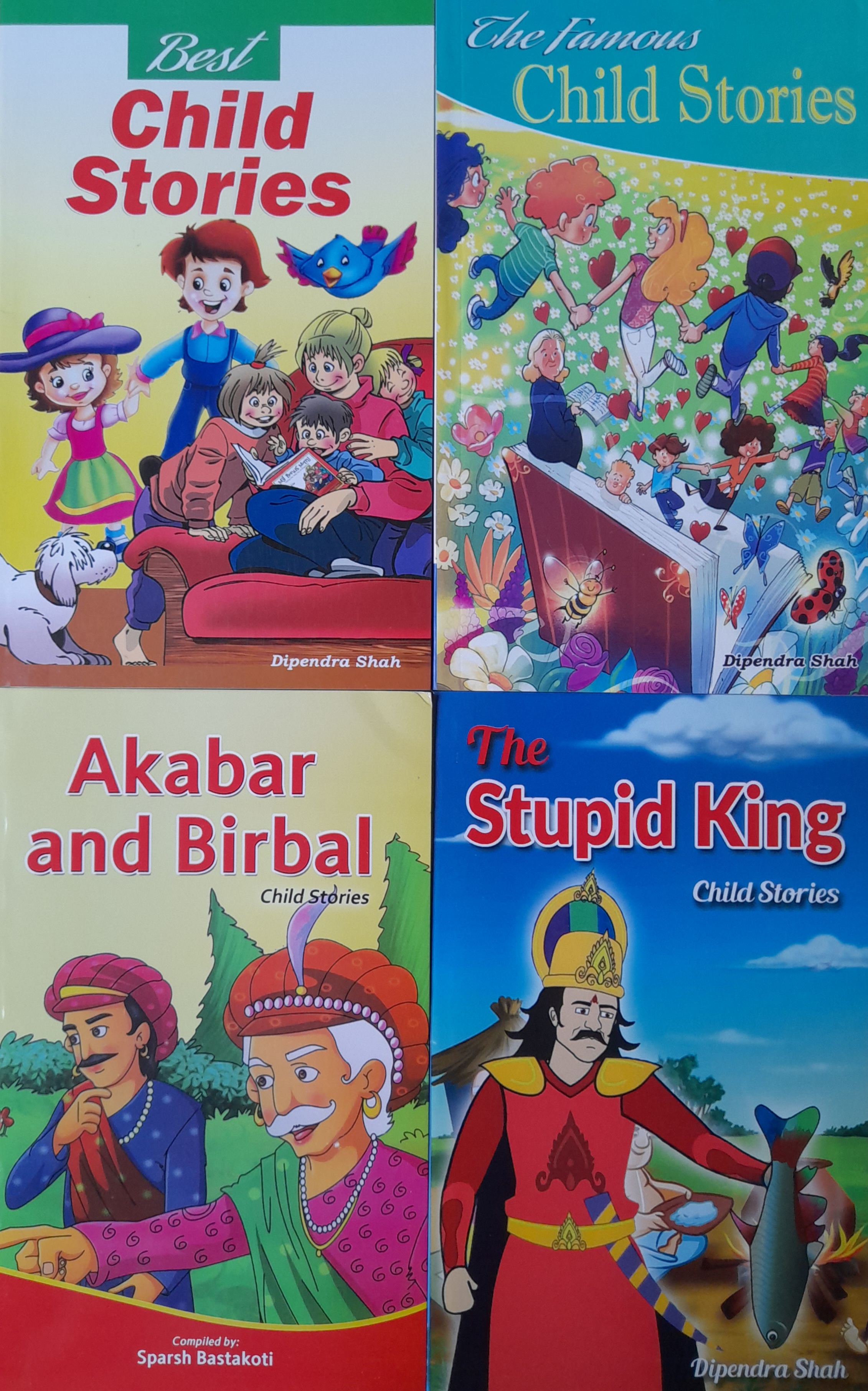 Set Of 4 Child Stories Combo (Age Between 4-12 Years)