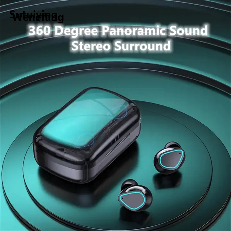 Wenefang Sutuiying Bluetooth Wireless Headphones TWS Auriculares With Microphone Luxury Fone De Ouvido In Ear Headset Gamer Earphones Power Bank Handfre