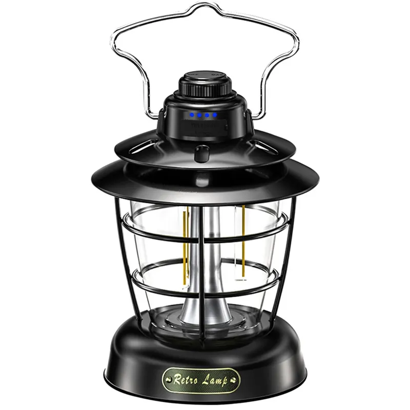 Retro Lantern Outdoor Multi-Function Camping Tent Light A