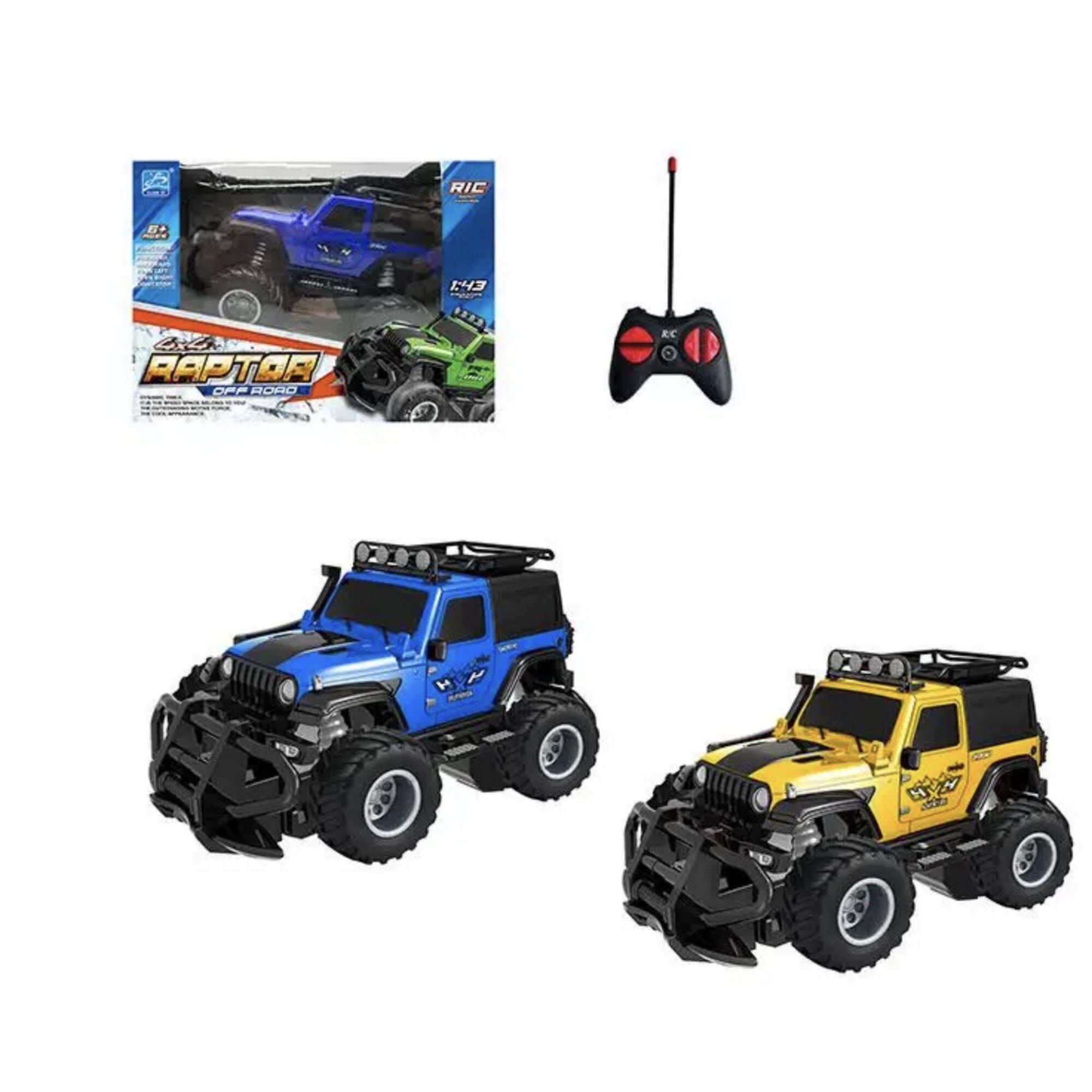Chengji Toys Remote Control Portable Mini Raptor Jeep With Rubber Tyres To Play On Grass, Mat, Cemented Floor