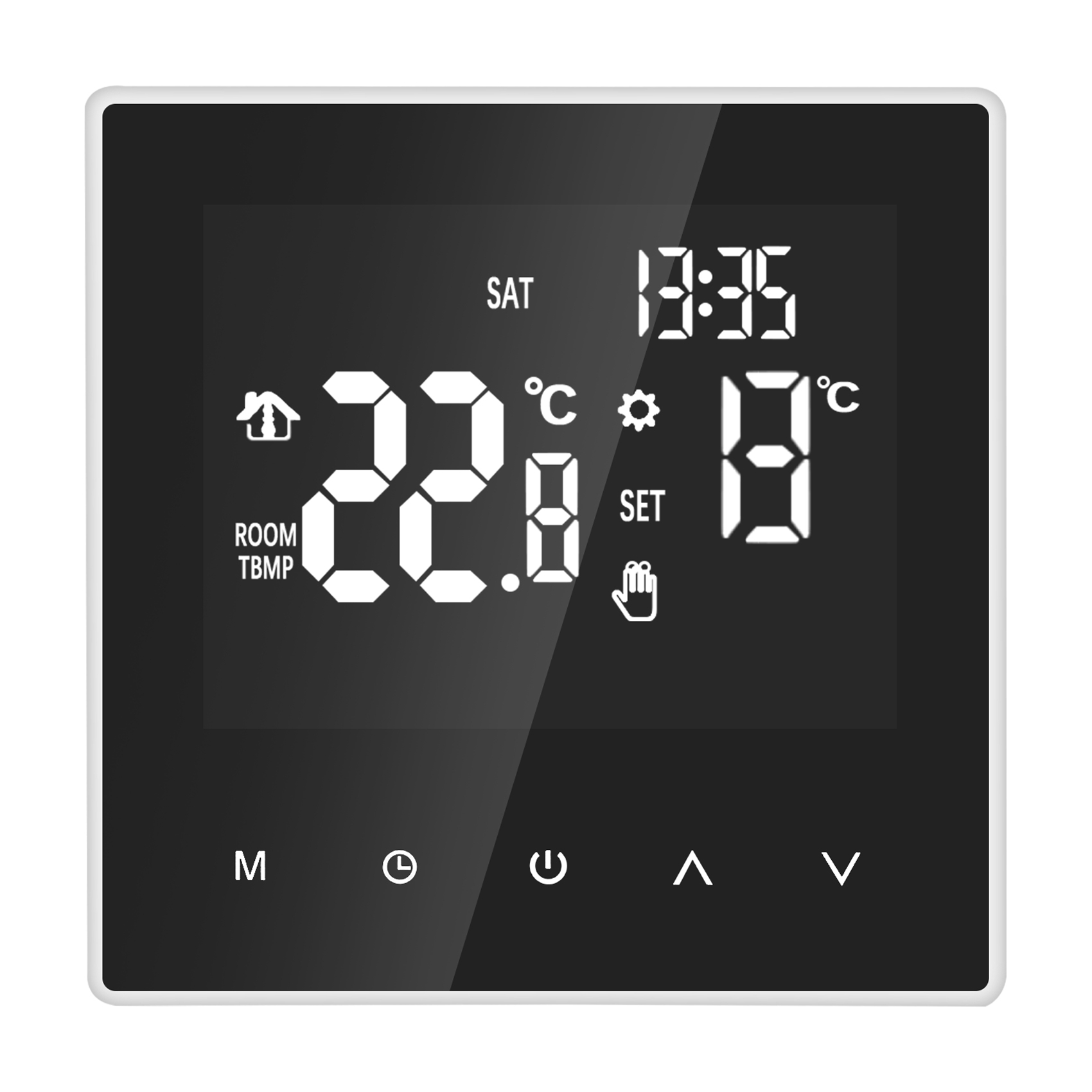 6X ME81H Smart Thermostat Digital Temperature Controller Circulation Programmable Electric Underfloor Heating