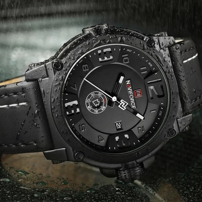 NAVIFORCE NF9099 Day/ Date Function Casual Quartz Watch For Men