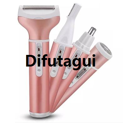 Difutagui 4 in 1 ProGemei GM-3074 Rechargeable Nose And Hair Trimmer For Women.