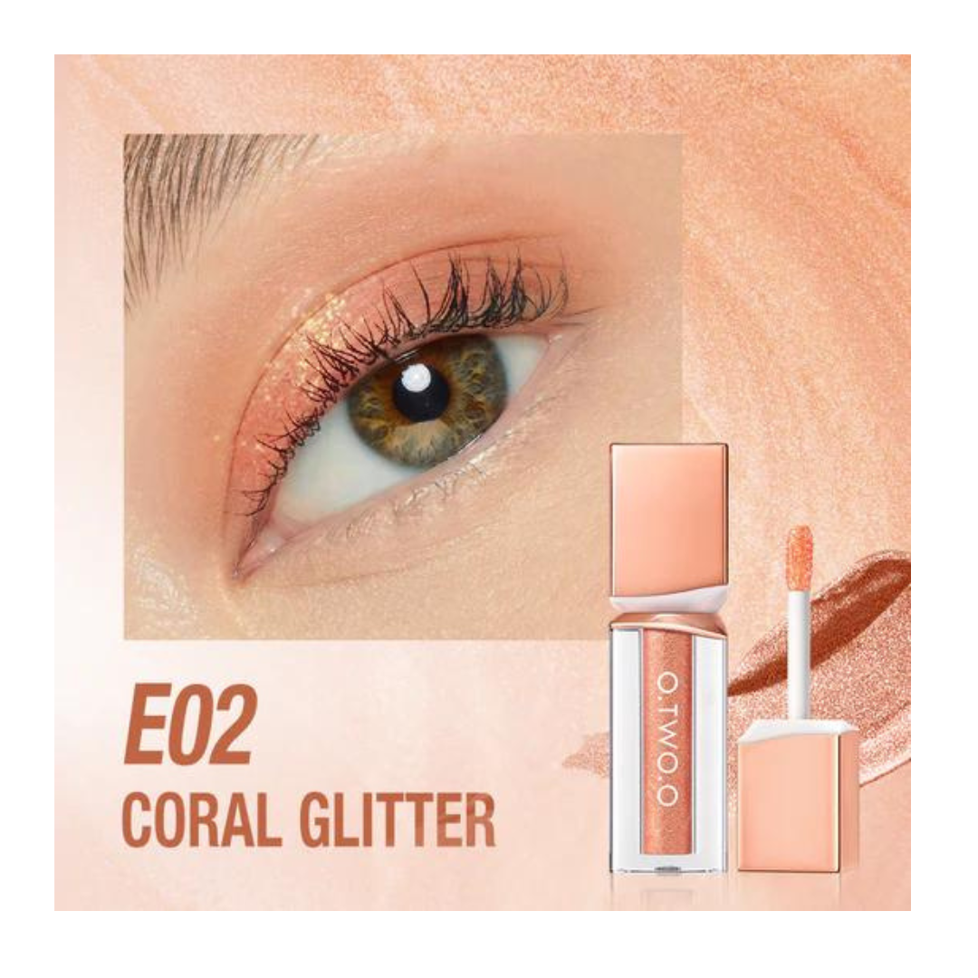 O.TWO.O Liquid Matte Finish Glitter Eeyshadow Shade : E02