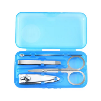 1 Set = 4 Pieces Nail Clipper Set High Grade Household Stainless Beauty Nail Clippers Men and Women Universal Pedicure Simple Portable Nails Tool