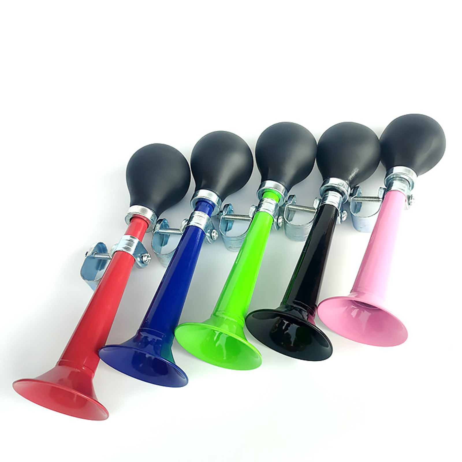 New Bugle Horn, Retro Clown Horn, Kids Bike Horn, Classic Vintage Metal Loudspeaker Hooter Horn For Vehicles Bicycles Golf Cart