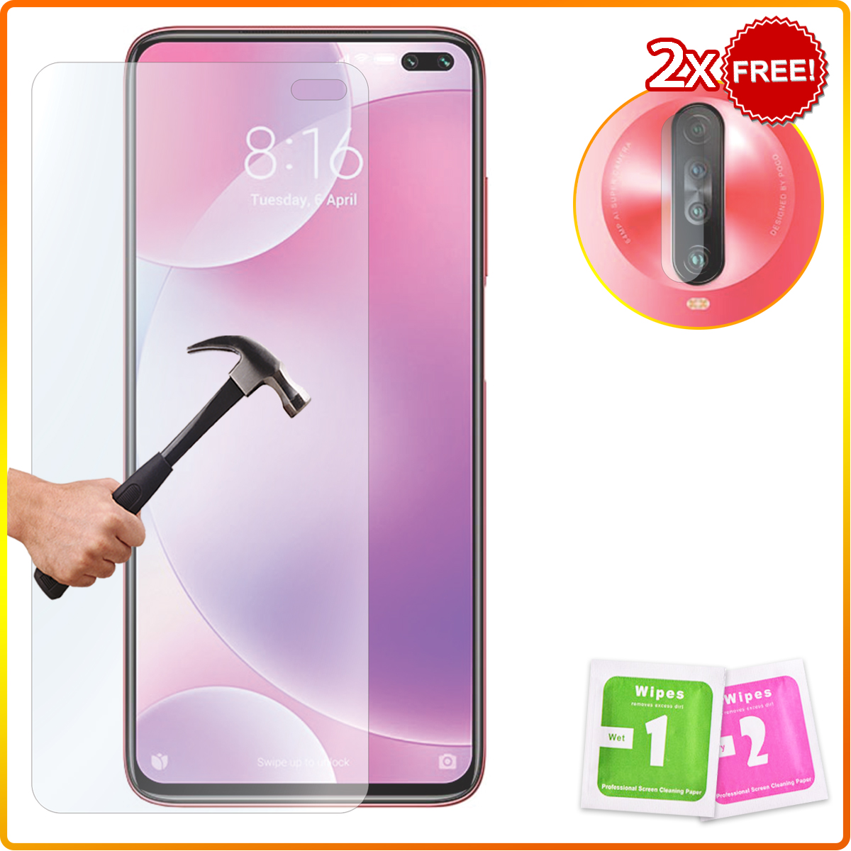 9H Nano Flexible Glass Screen Protector For 2020 Model Xiaomi Redmi 8A Dual, Note 9 Pro Max, Note 9S, Note 9, 9, K30 Pro Zoom, K30 Pro, K30i 5G, 10X Pro 5G, 10X 4G, 10X 5G, Mi 10 Lite 5G, Mi 10 Youth 5G, Poco F2 Pro, Poco X2, 9a, 9c, Black Shark 3