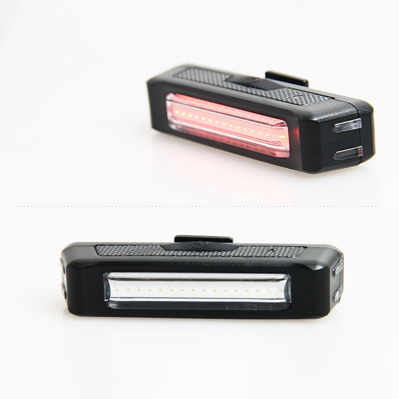 1PCS Bicycle Waterproof Taillight/Mountain Bike Rechargeable Warning Light Headlight CF8