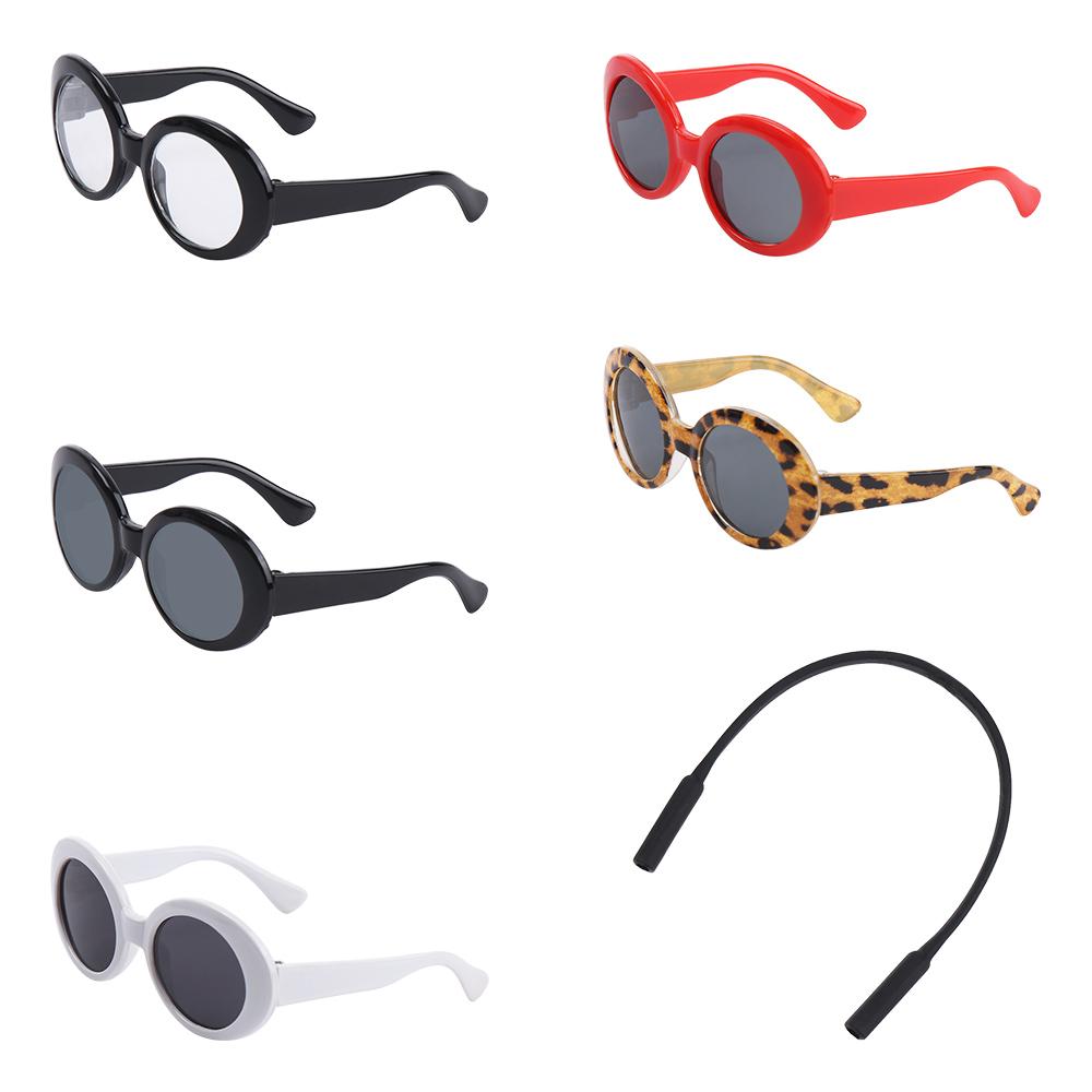 Doll Accessories Cool Photograph Props Dog Sunglasses Round Frames Glasses Cat Glasses Pet Eyeglasses