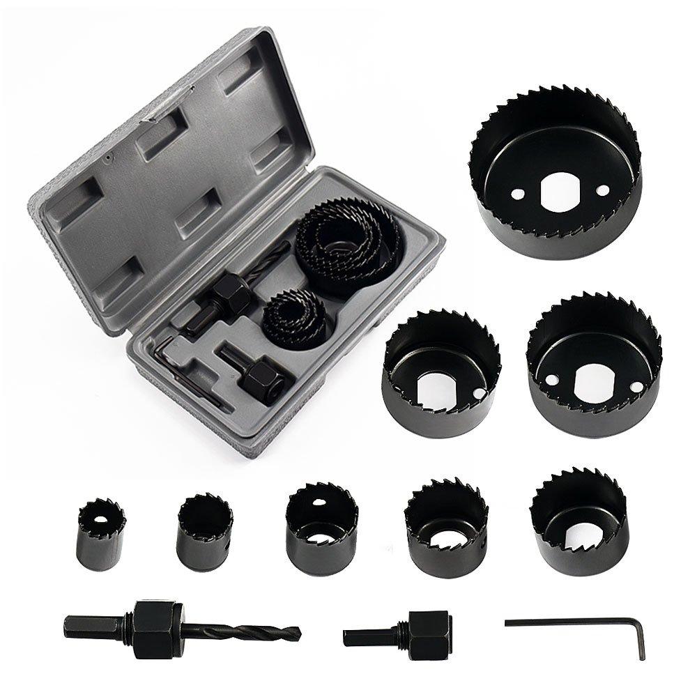 11 Piece Hole Saw Kit By Perfect Point