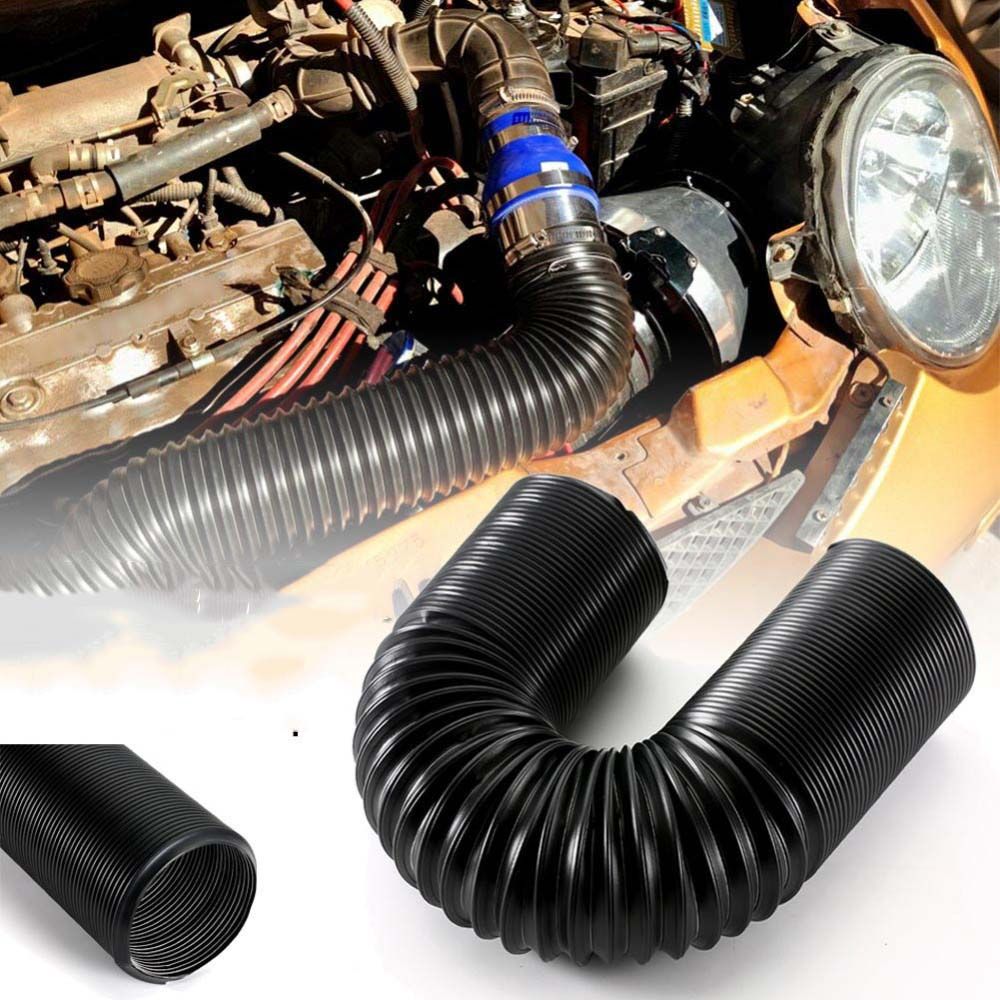 High Quality Durable Car Air Filter Intake Accessories Cold Air Ducting Feed Hose Pipe Air Intake Pipe Air hose Air Suction Tube Car Engine Flexible Air hose