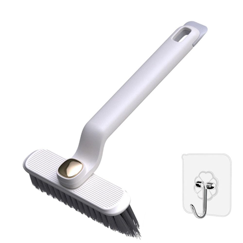 Multifunction Rotating Crevice Cleaning Brush 360°Rotating Hard Bristle Space Brush Plastic for Bathroom&Kitchen A