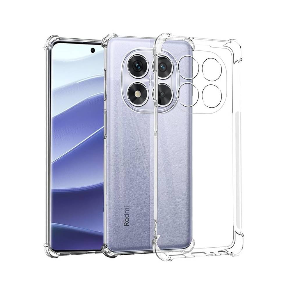 Redmi Note 14(5G) Border Case With Back Transparent Cover