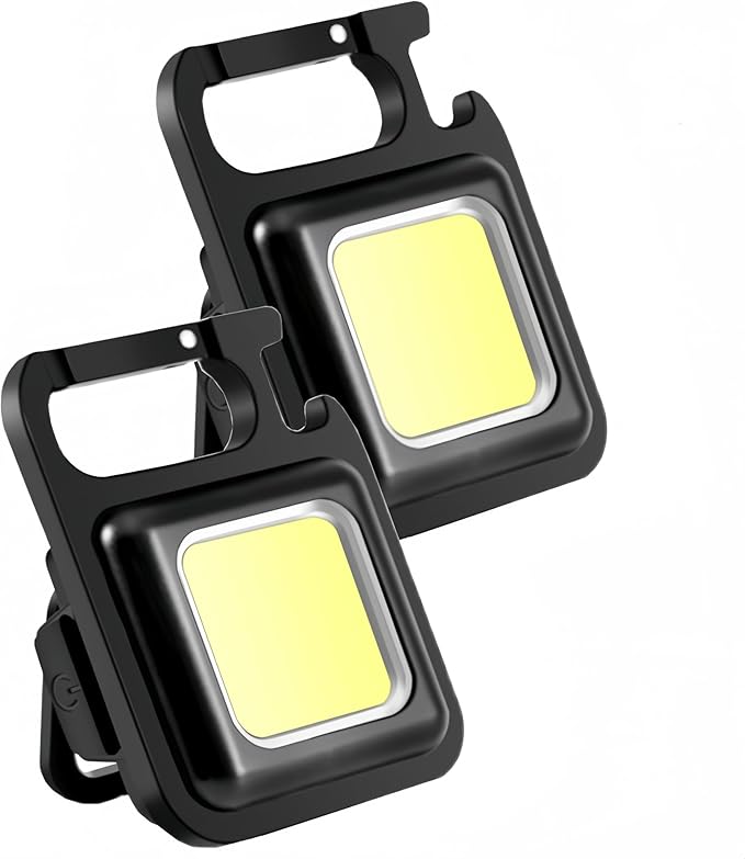 Mini Led Flashlight COB Mini LED Work Light Clip,Magnetic,Portable Pocket Light for Camping Hiking Travel