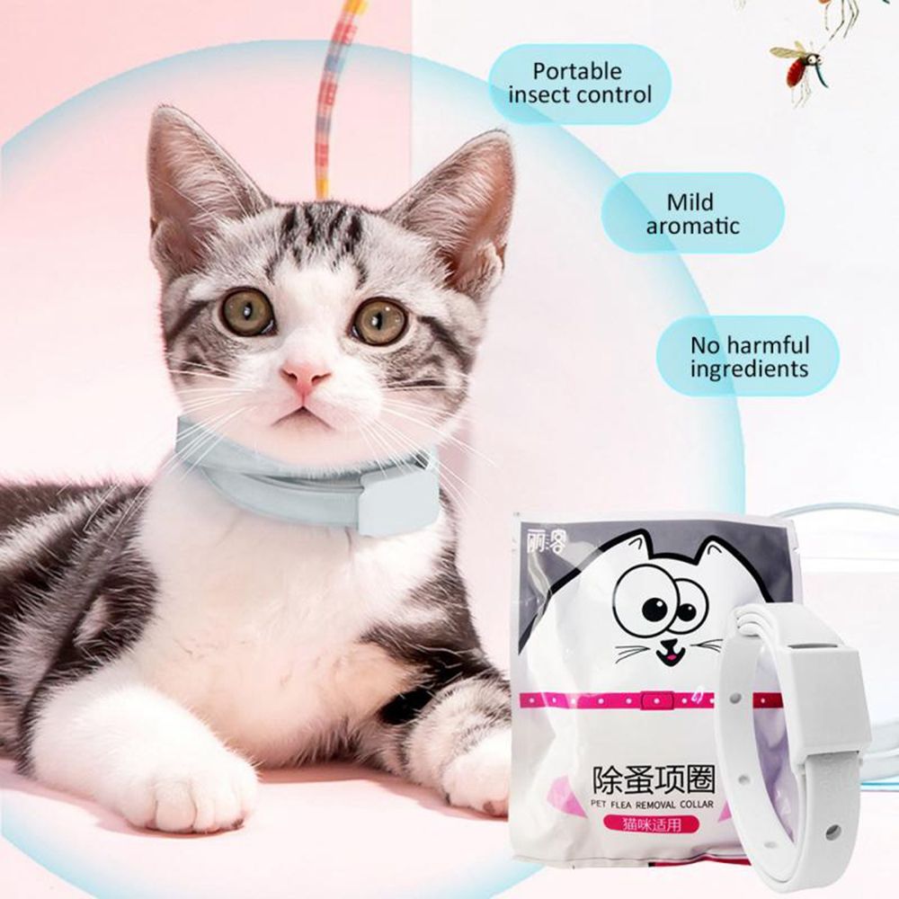 Adjustable Retractable Anti Flea Silicone Anti Mosquitoes Anti Ticks Flea Collar Dog Flea Repeller Dog Cat Collar Puppy Collar