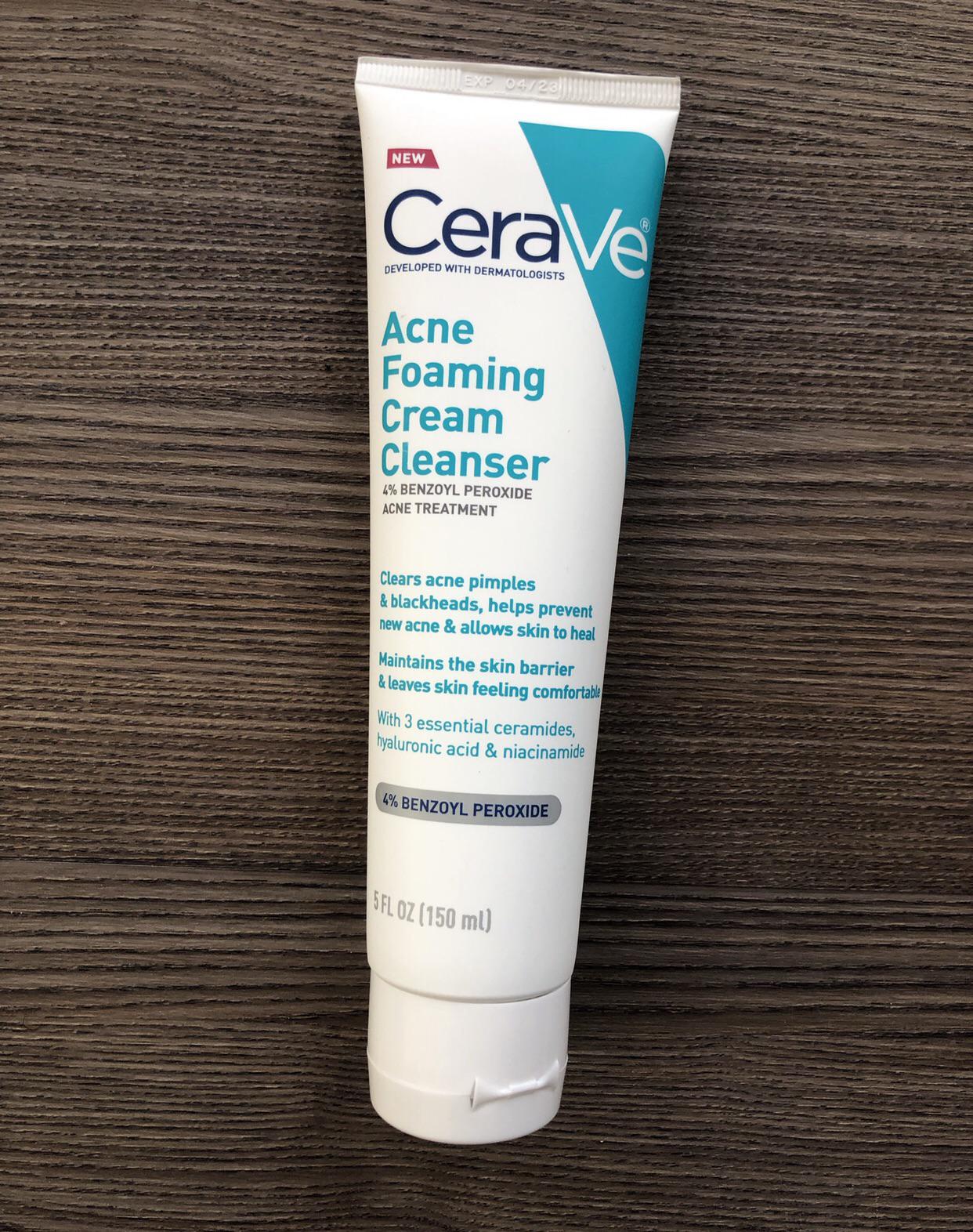 CeraVe Acne Foaming Cream Cleanser 150 ml (USA)