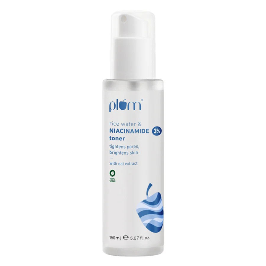 Plum Goodness 3% Niacinamide Face Toner with Rice Water 150ML