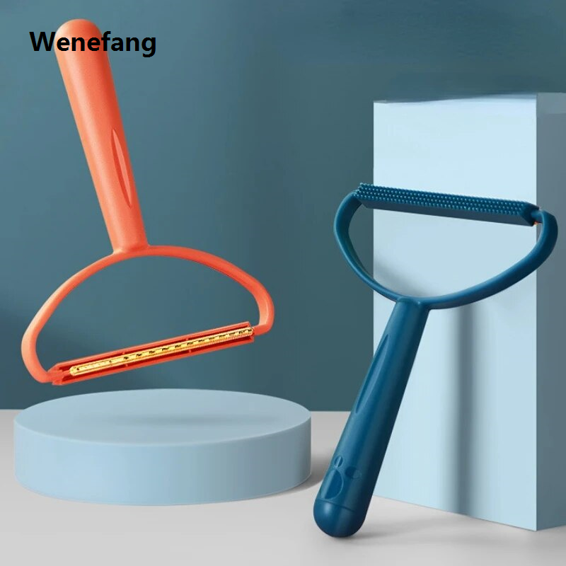 Wenefang transparent bag Pet Hair Lint Remover Lint Roller Lint Cleaner Pro Carpet Fuzz Shaver Reusable Double Sided Fabric Shaver for Dog Cat