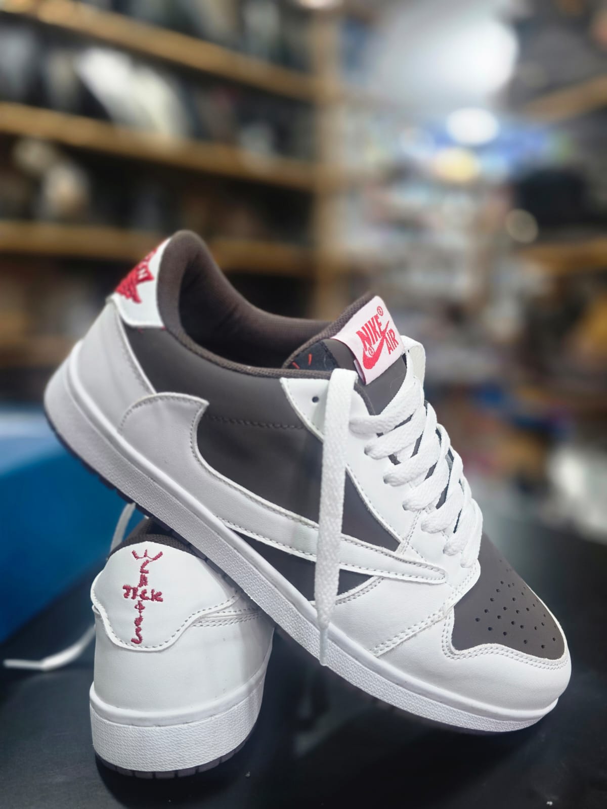 Unisex Brown & White Low-Top Sneakers | Casual Everyday Shoes For Men and Women