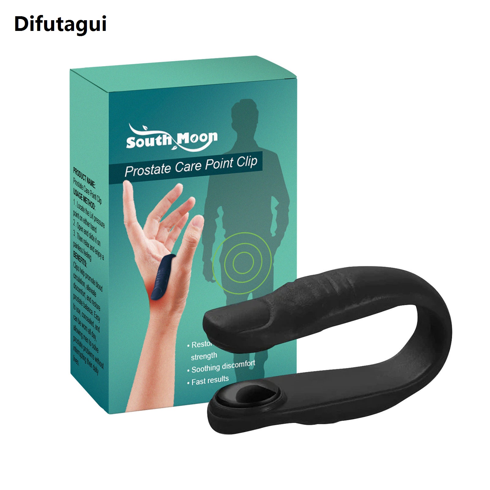 Difutagui Fifty percent discount Prostate Care Point Clip Acupressure Hand Pressure Point Clip for Prostate Health Care Treatment