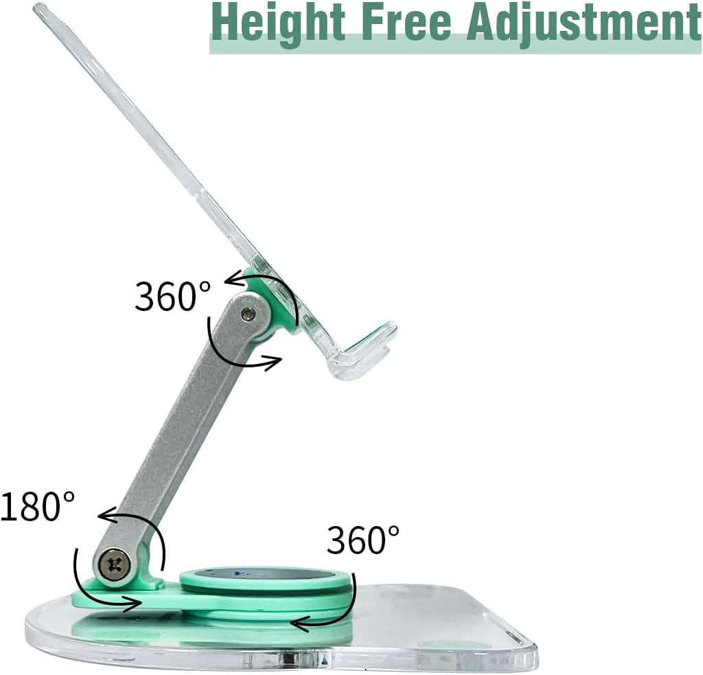 360°Rotation Adjustable Holder Foldable Tablet Phone Stand Portable Composite Acrylic Desktop Bracket For iPhone