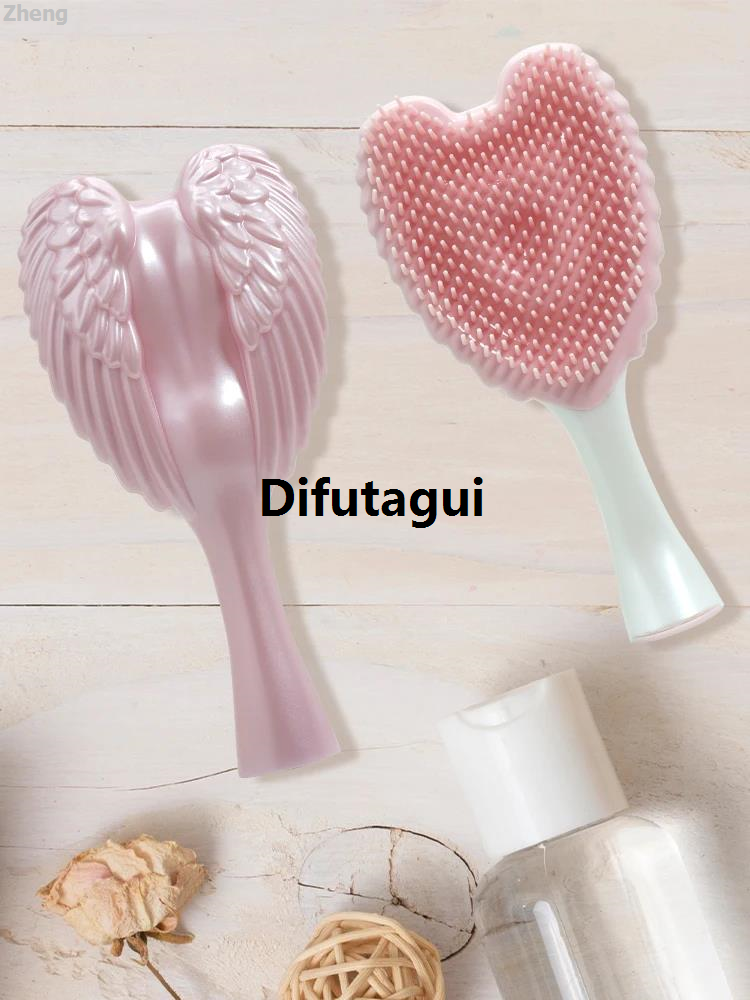 Difutagui Zheng Massage Brush For Sand Static Electric Hairbrush Ladies Professional Profesional High Quality Mini Angel Detangling Hairbrush Comb Anti-Dragon Hair Tools