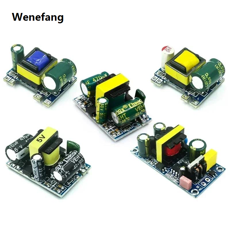 Wenefang AC-DC 5V 700mA 12V 450mA 9V 500mA 3.5W Precision Buck Converter 【2025 Version】 AC 220V to 5V DC step down Transformer power supply module