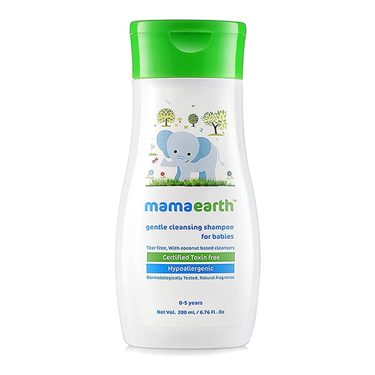 MAMAEARTH Gentle Cleansing Shampoo For Babies between 0-5 Years - 200 ml