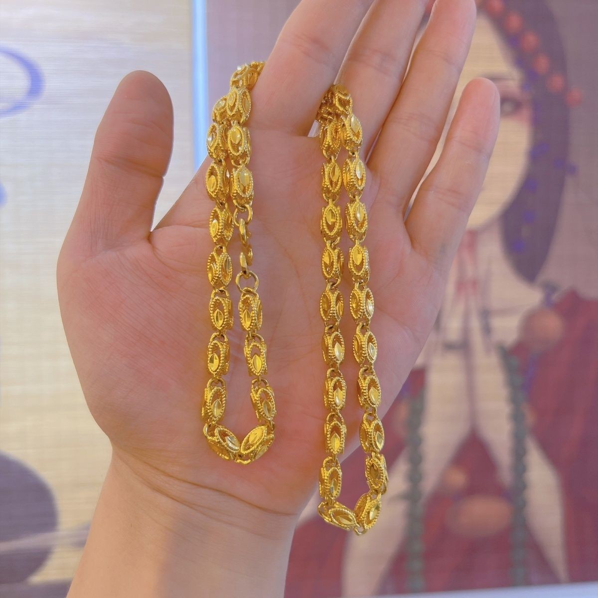 【New arrival】Gaoding boutique fashion melon seeds necklace popular phoenix hollow necklace male domineering