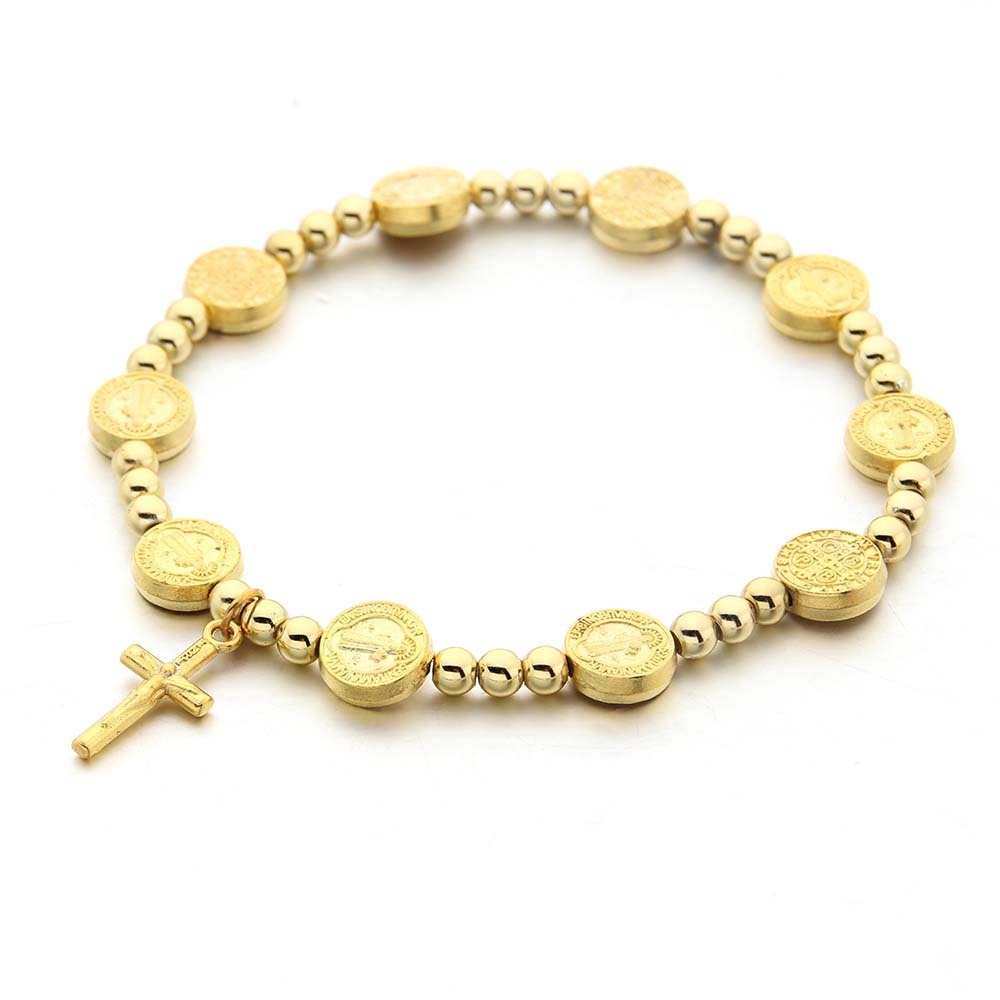 Gift Golden Hand Chains Alloy Jewelry Accessories Pendant Bracelets Bells Beads Chain Bracelet for Women Trendy Charms