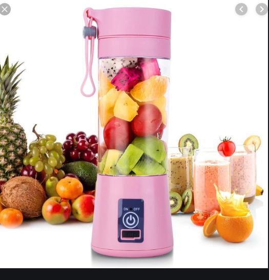 380Ml Mini Portable Electric Fruit Juicer USB Rechargeable Smoothie Maker Blender Machine Sports Bottle Juicing Cup