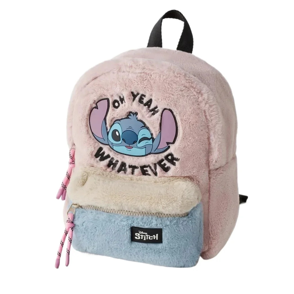 New Disney cartoon Stitch New Kids backpack mini schoolbag girls and boys cute shoulder bag