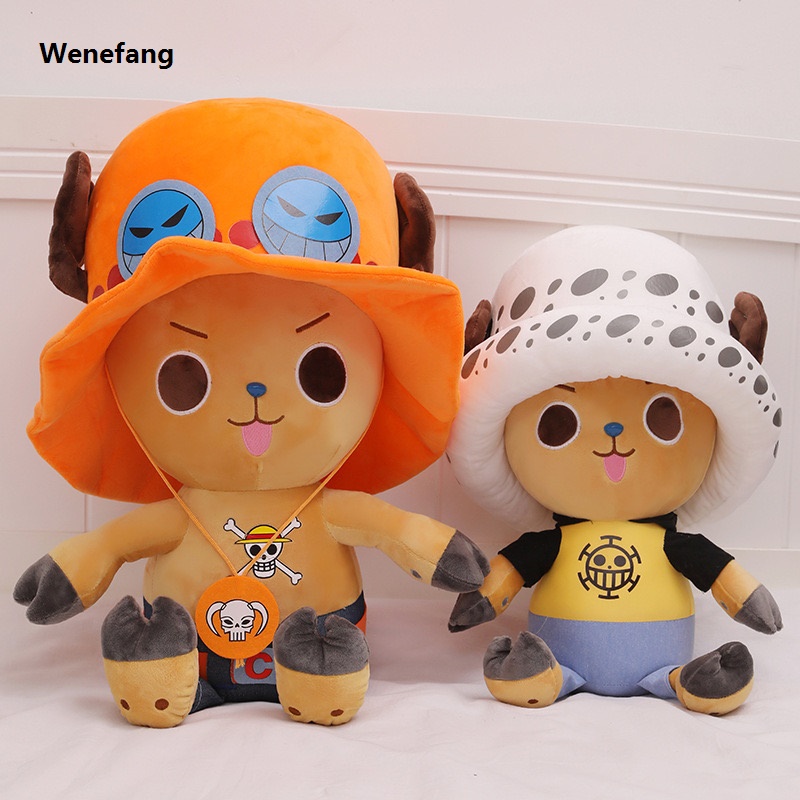 Wenefang 2024 HoT 25cm One Piece Anime Figure Zoro Luffy Chopper Plush Toys New style Cute Cartoon Plushie Stuffed Dolls Pendant Kids Xmas Gifts