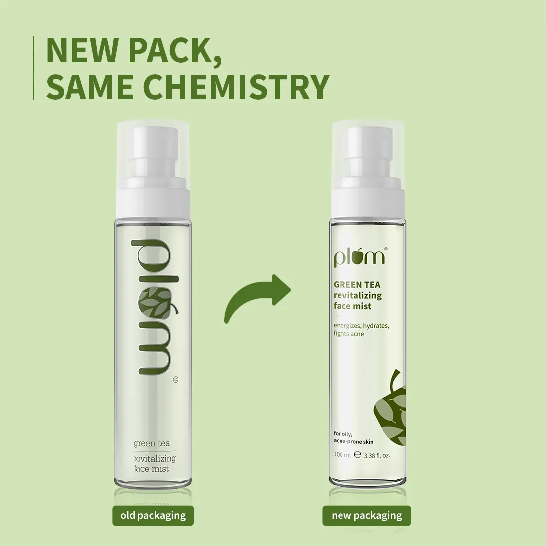 Plum Goodness Green Tea Revitalizing Face Mist