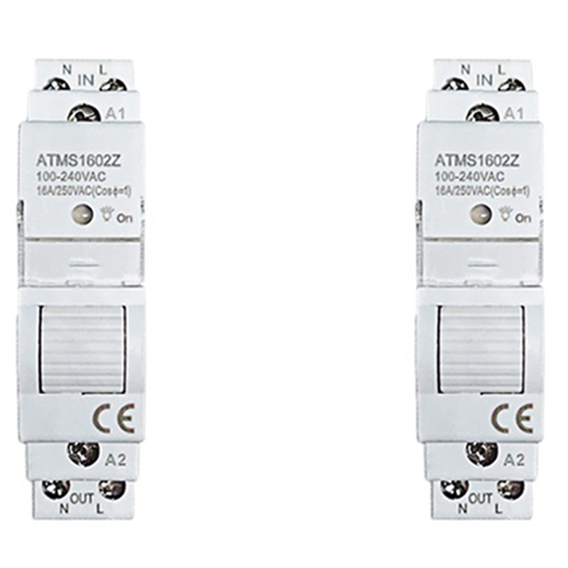 3X Tuya Smart Life ZigBee 16A Din Rail 1P Switch KWh Meter with Energy Monitor Support App Remote Control