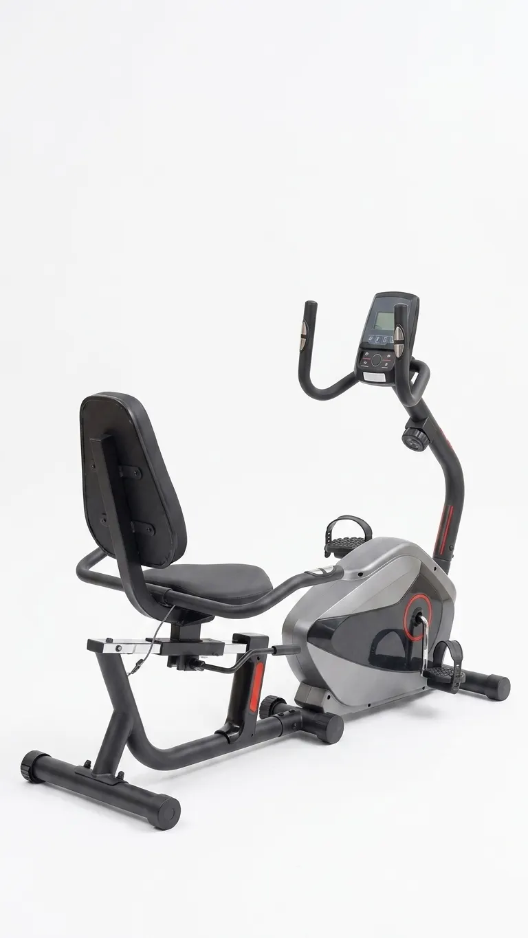 Body Gym Recumbent Magnus R2 Fitness Exercise Bike With 8 Level Magnetic Resistance | Stationary Gym cycle | exercise cycle for home use - image 1