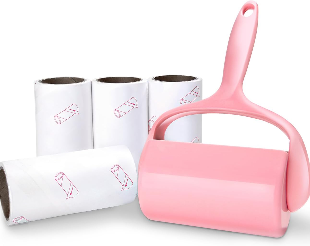 Lint Roller, 1 Refills 140 Sheets,Super Sticky Pet Hair Remover Kit, Adhesive Lint Brush for Clothes,Carpet,Car Seats,Dust,Dogs,Cats 1 lintroller 1 refill