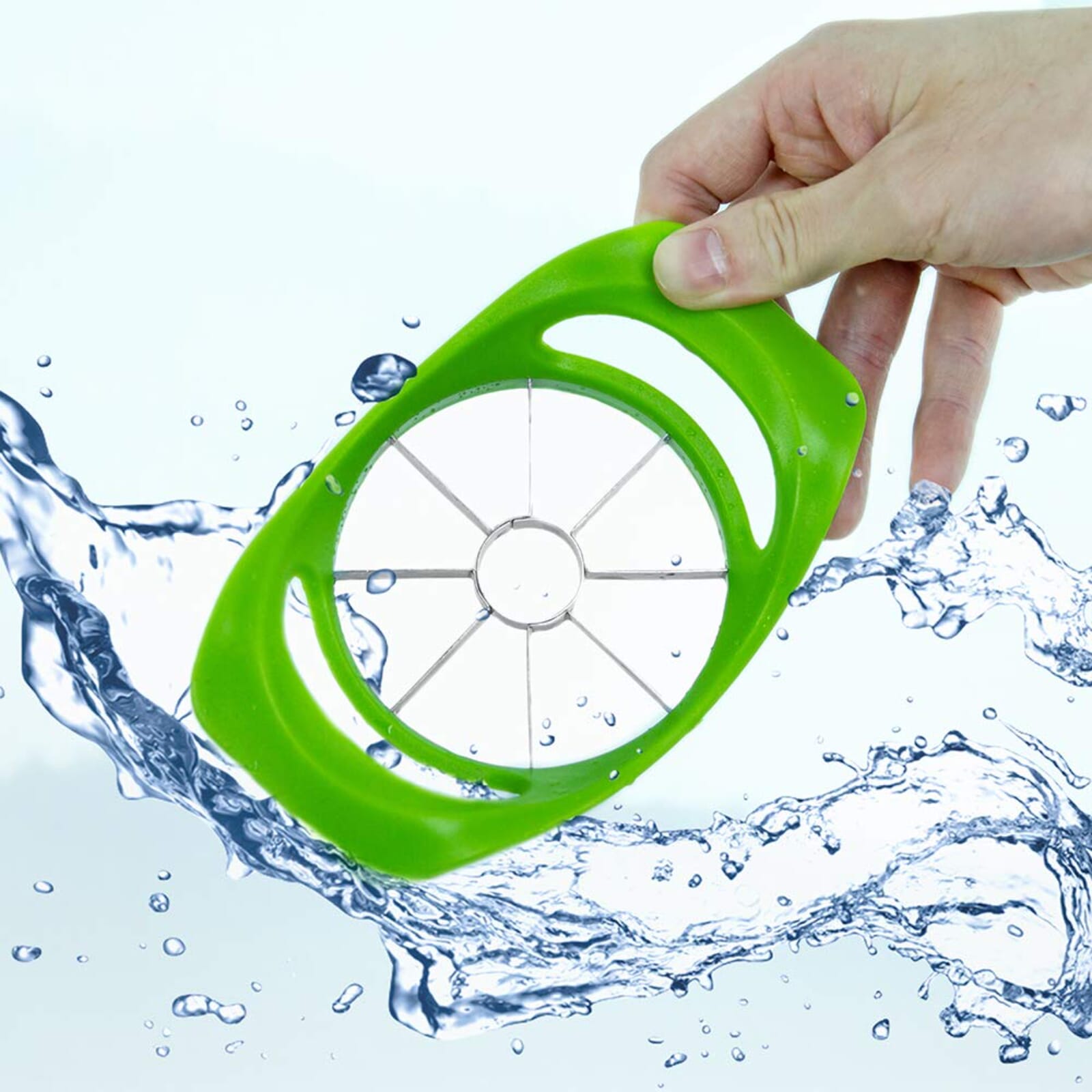 Plastic & Stainless Steel Sharp Blade Professional Apple Cutter Slicer