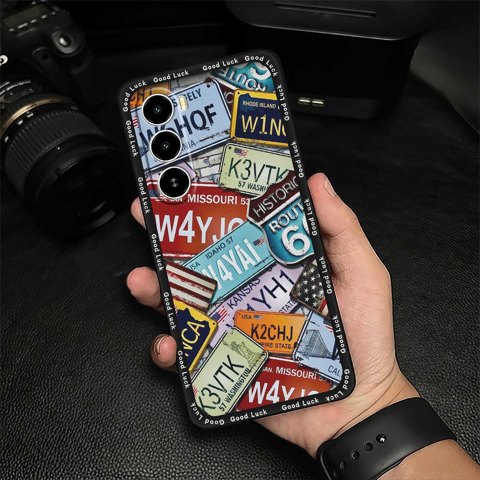 Cute Anti-knock Phone Case For TCL NxtPaper60 Ultra Shockproof TPU Graffiti Silicone Back Cover Full wrap Durable