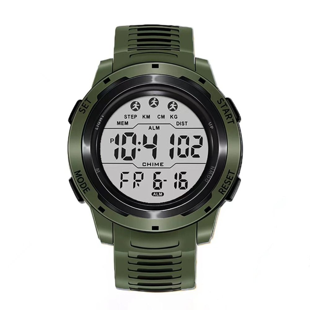 New Casual Sports Watch Simple Night Glow Electronic Watch Large Screen Wristwatches Outdoor Sports