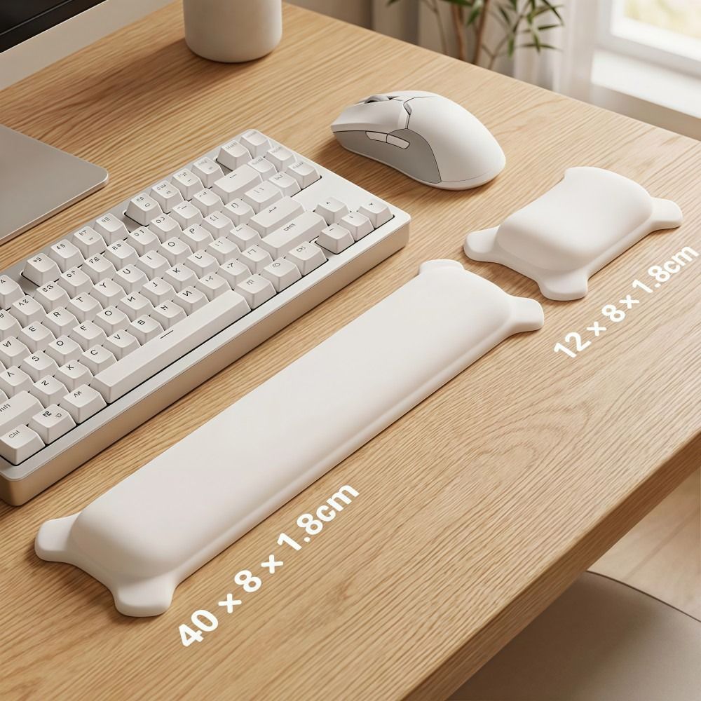 New Silicone Mouse Wrist Rest Ergonomic Relieve Fatigue Keyboard Hand Rest Comfort Soft Mouse Pad Wrist Rest Computer Office Games